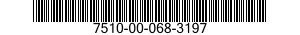 7510-00-068-3197  7510000683197 000683197