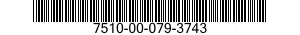 7510-00-079-3743  7510000793743 000793743