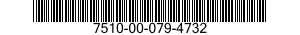 7510-00-079-4732  7510000794732 000794732
