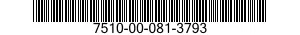 7510-00-081-3793 TAPE,EMBOSSING 7510000813793 000813793