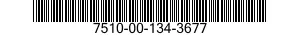 7510-00-134-3677  7510001343677 001343677