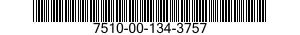 7510-00-134-3757  7510001343757 001343757