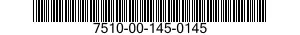 7510-00-145-0145  7510001450145 001450145