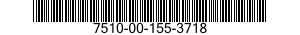 7510-00-155-3718  7510001553718 001553718