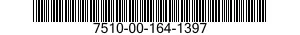 7510-00-164-1397  7510001641397 001641397