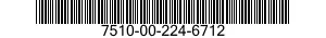 7510-00-224-6712  7510002246712 002246712