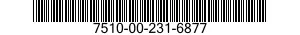 7510-00-231-6877  7510002316877 002316877