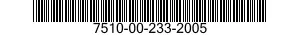 7510-00-233-2005  7510002332005 002332005