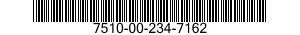 7510-00-234-7162  7510002347162 002347162