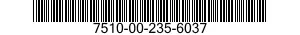 7510-00-235-6037  7510002356037 002356037