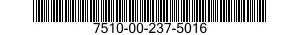 7510-00-237-5016  7510002375016 002375016