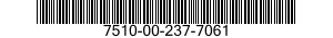 7510-00-237-7061  7510002377061 002377061