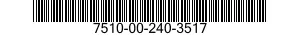 7510-00-240-3517 INSERT,INDEX TAB 7510002403517 002403517