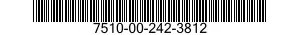 7510-00-242-3812  7510002423812 002423812