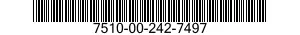 7510-00-242-7497  7510002427497 002427497