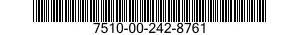 7510-00-242-8761  7510002428761 002428761