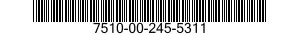 7510-00-245-5311  7510002455311 002455311