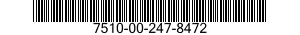 7510-00-247-8472  7510002478472 002478472