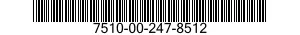 7510-00-247-8512  7510002478512 002478512