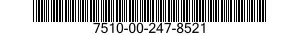 7510-00-247-8521  7510002478521 002478521
