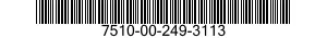 7510-00-249-3113  7510002493113 002493113