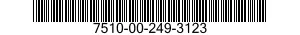 7510-00-249-3123  7510002493123 002493123