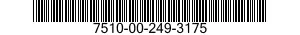 7510-00-249-3175  7510002493175 002493175