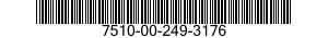 7510-00-249-3176  7510002493176 002493176