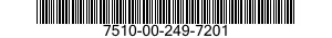 7510-00-249-7201  7510002497201 002497201