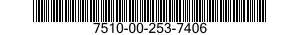 7510-00-253-7406  7510002537406 002537406