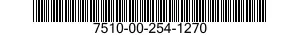 7510-00-254-1270  7510002541270 002541270