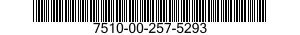 7510-00-257-5293  7510002575293 002575293