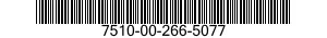7510-00-266-5077  7510002665077 002665077