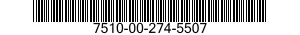 7510-00-274-5507  7510002745507 002745507