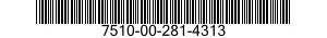 7510-00-281-4313 BINDER,LOOSE-LEAF 7510002814313 002814313