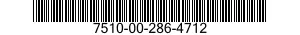 7510-00-286-4712  7510002864712 002864712
