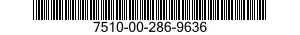 7510-00-286-9636 INSERT,INDEX TAB 7510002869636 002869636