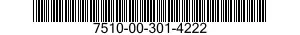 7510-00-301-4222  7510003014222 003014222