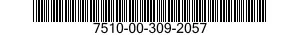7510-00-309-2057 TAPE,IDENTIFICATION 7510003092057 003092057