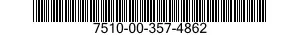7510-00-357-4862 ELEMENT,TYPING 7510003574862 003574862