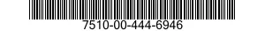 7510-00-444-6946  7510004446946 004446946