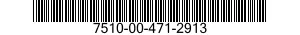 7510-00-471-2913  7510004712913 004712913