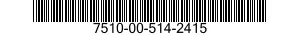 7510-00-514-2415  7510005142415 005142415