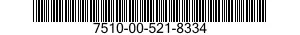 7510-00-521-8334 TAB,SIGNAL 7510005218334 005218334