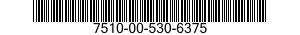7510-00-530-6375 TAPE,PRESSURE SENSITIVE ADHESIVE 7510005306375 005306375