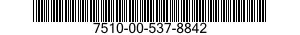7510-00-537-8842  7510005378842 005378842