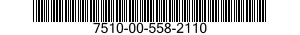 7510-00-558-2110  7510005582110 005582110