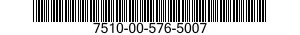7510-00-576-5007  7510005765007 005765007