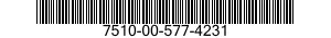 7510-00-577-4231  7510005774231 005774231