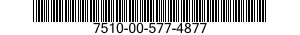 7510-00-577-4877  7510005774877 005774877